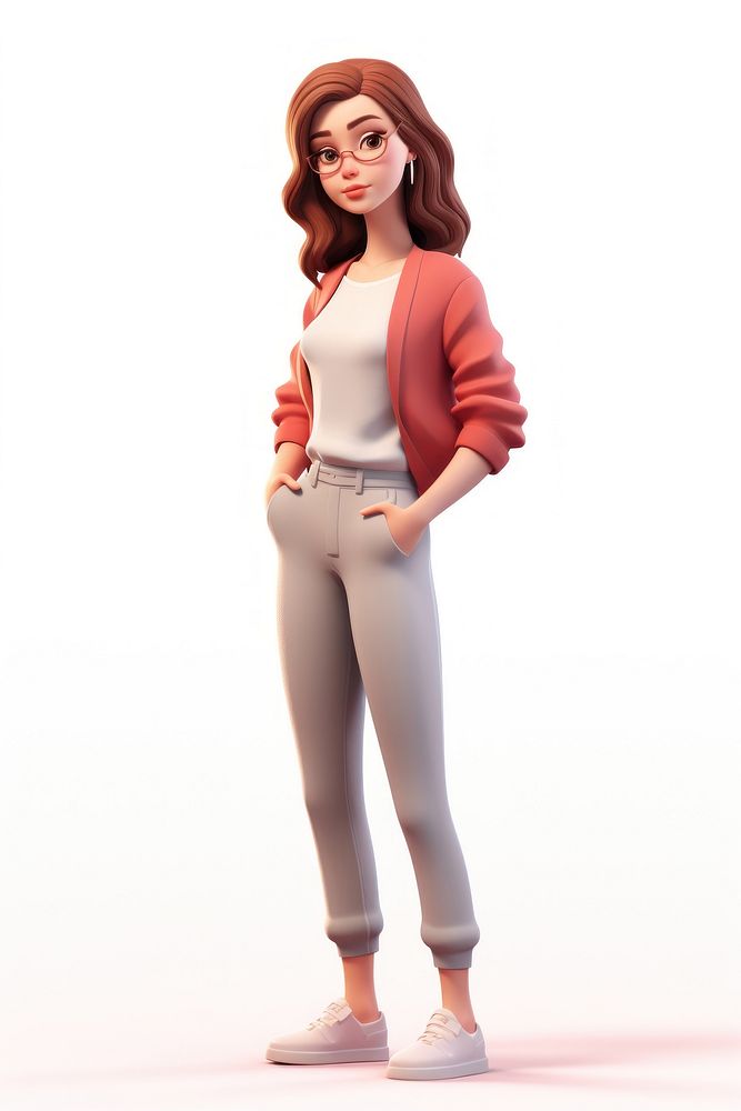 Cartoon fashion female adult. AI generated Image by rawpixel.