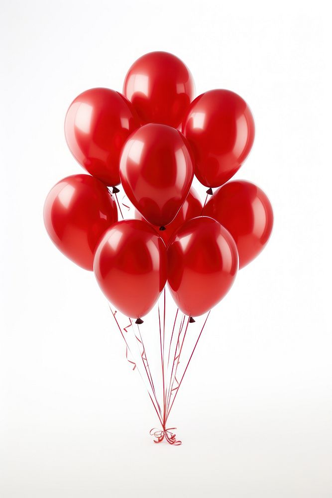 Anniversary balloon white background celebration. 