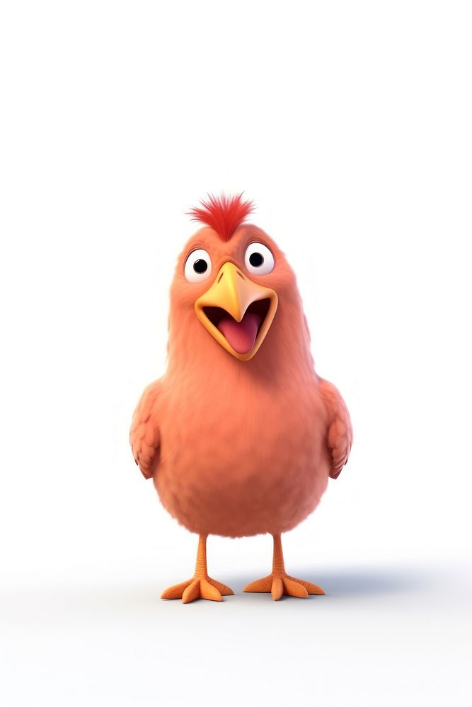 Chicken cartoon chicken animal. AI generated Image by rawpixel.