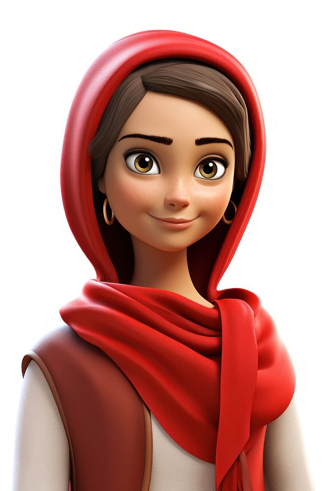 Turkish woman cartoon adult doll. AI generated Image by rawpixel.