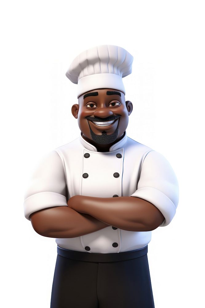 Chef portrait cartoon adult. AI generated Image by rawpixel.