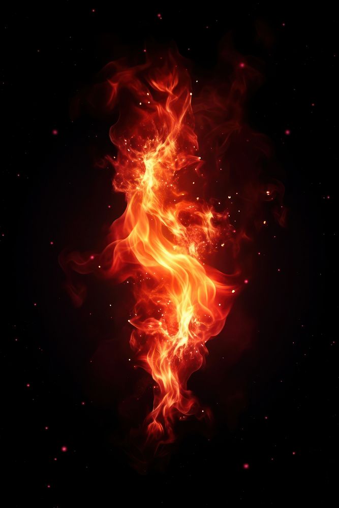 Fire red illuminated explosion. AI generated Image by rawpixel.