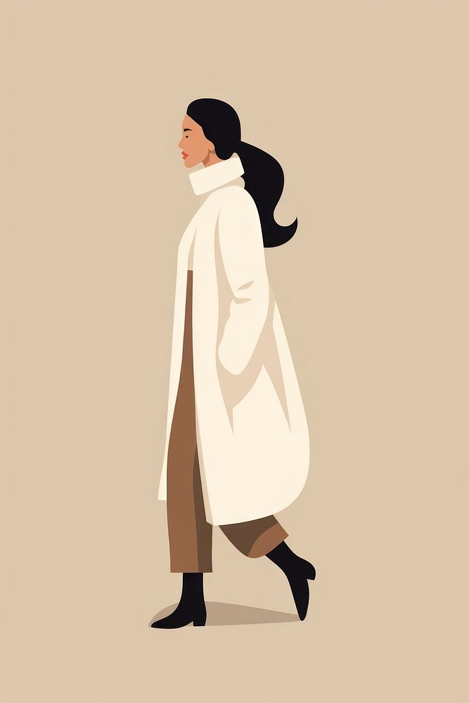 Cartoon fashion adult woman. AI generated Image by rawpixel.