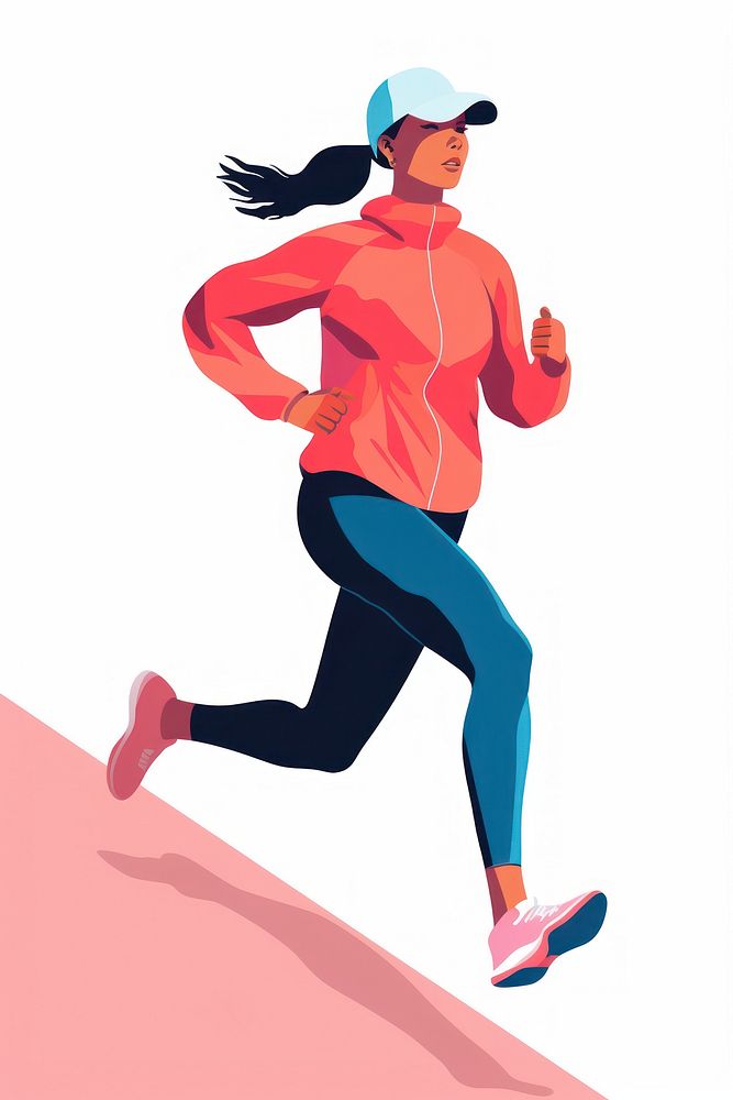 Running jogging sports adult. AI generated Image by rawpixel.