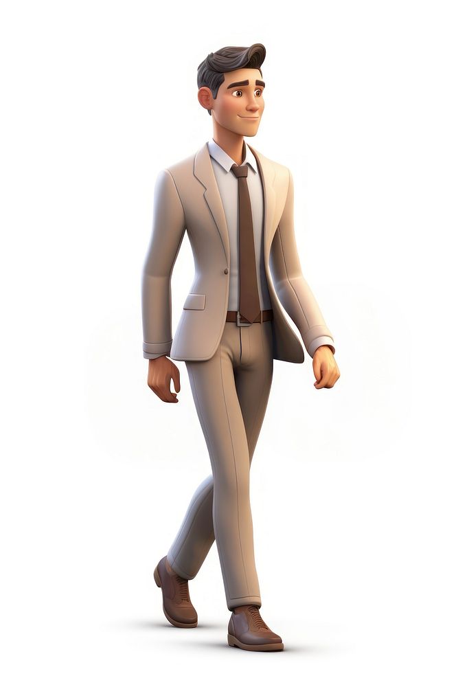 Walking adult cartoon suit. AI generated Image by rawpixel.