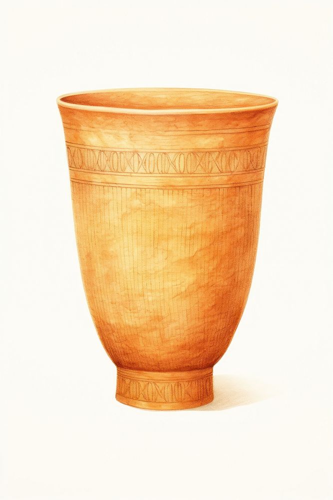 Cup ancient pottery vase. AI generated Image by rawpixel.