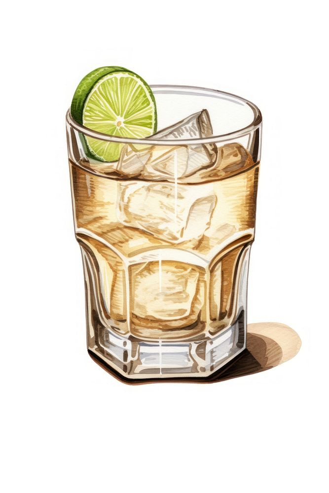 Glass cocktail tequila mojito. AI generated Image by rawpixel.