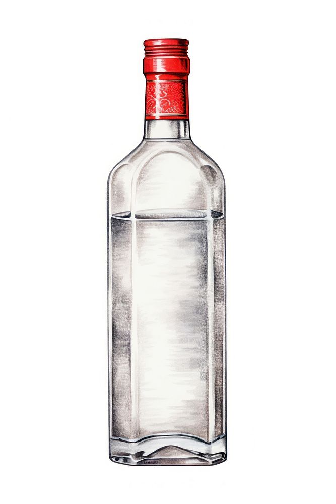 Bottle glass drink red. AI generated Image by rawpixel.