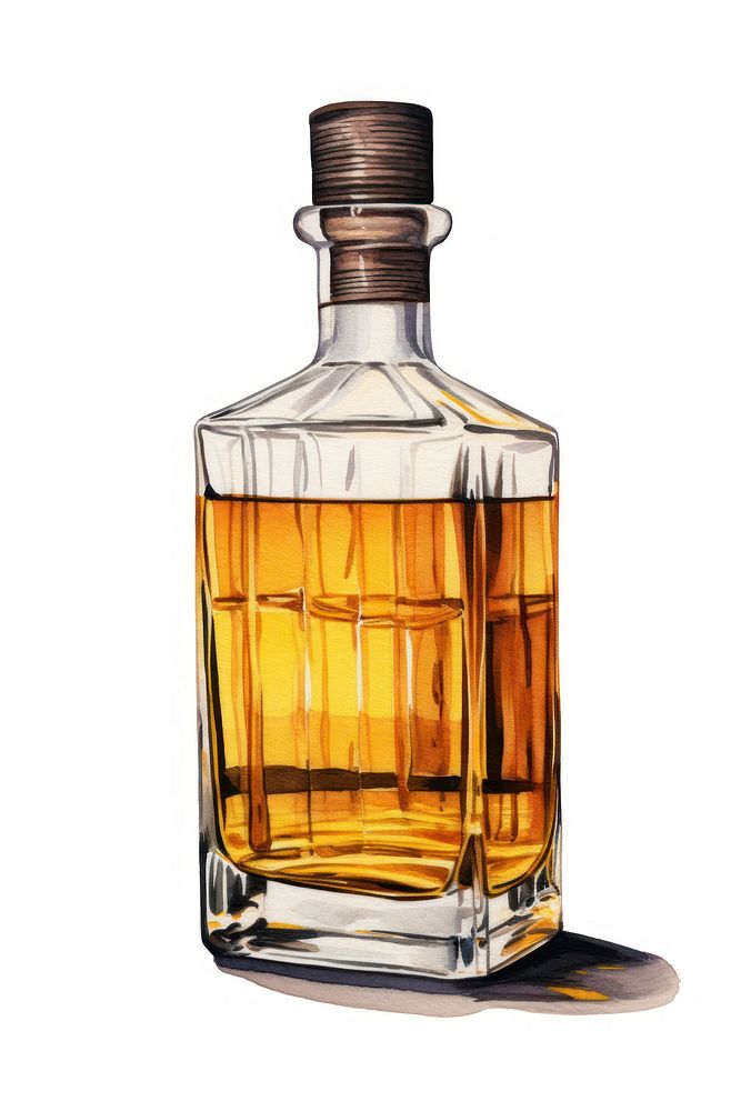 Bottle whiskey whisky drink. AI generated Image by rawpixel.