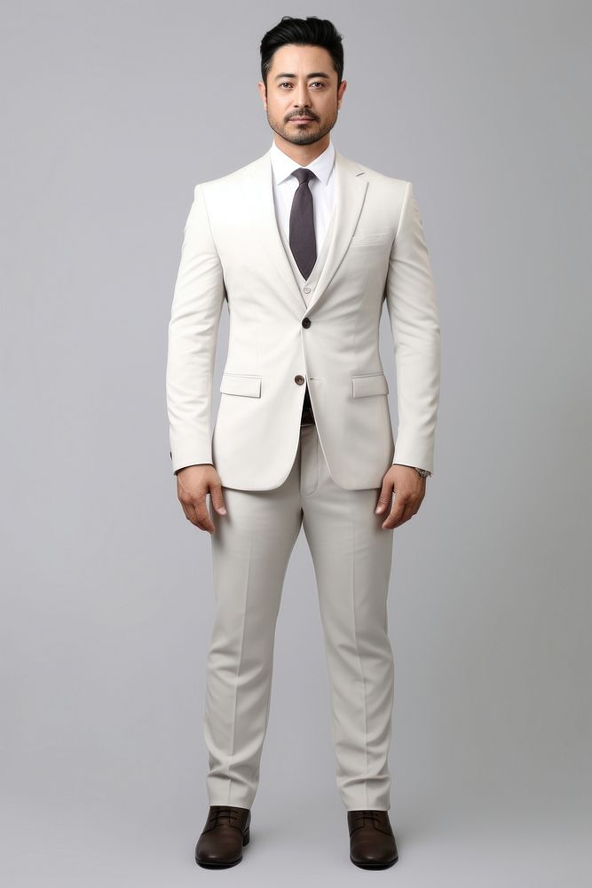 White suit tuxedo blazer adult. AI generated Image by rawpixel.