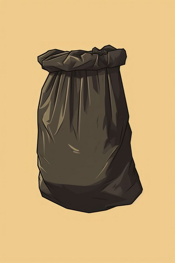 Black trash bag ammunition recycling weaponry. AI generated Image by rawpixel.