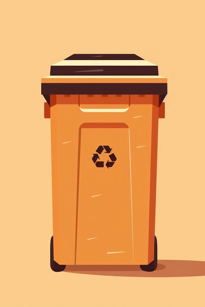 Trash bin container recycling letterbox. AI generated Image by rawpixel.