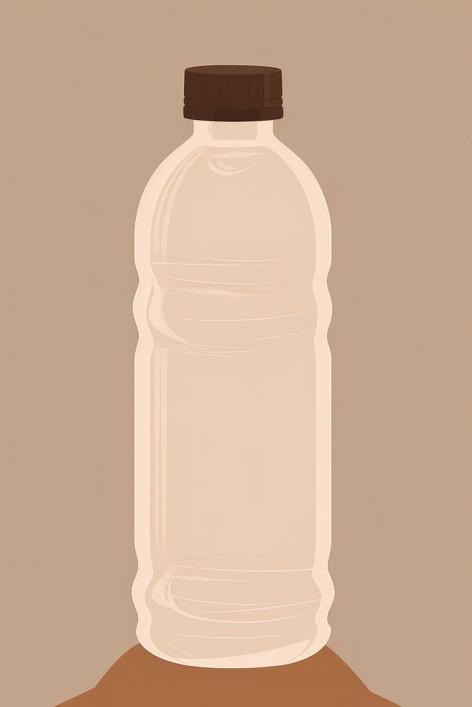 Plastic water bottle waste plastic refreshment container. AI generated Image by rawpixel.