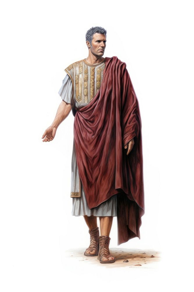 A roman emperor fashion adult male. AI generated Image by rawpixel.