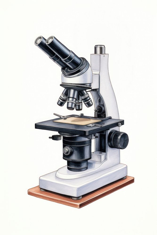 Microscope microscope biotechnology education. AI generated Image by rawpixel.