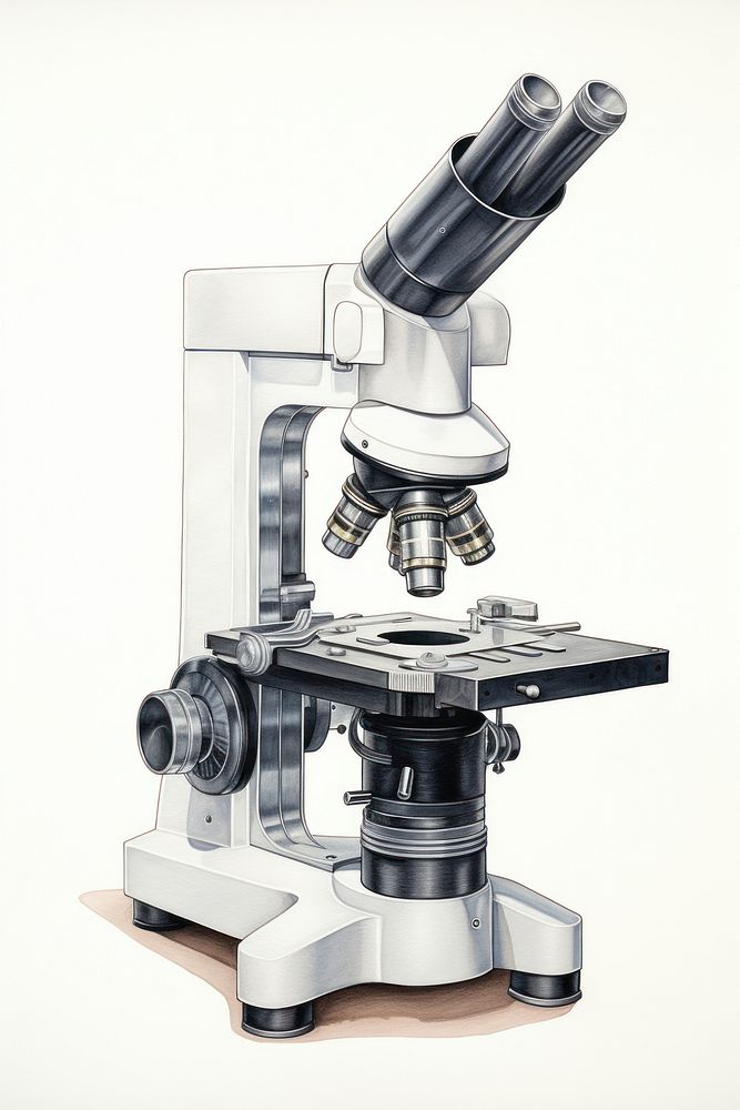 Microscope microscope biotechnology magnification. AI generated Image by rawpixel.