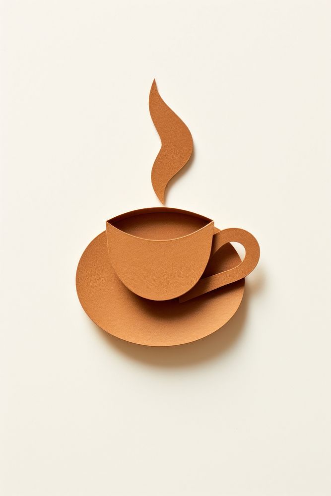 Coffee mug saucer drink cup. AI generated Image by rawpixel.