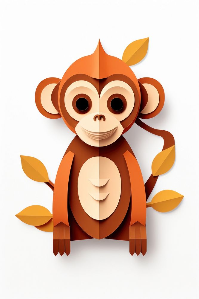 Monkey animal mammal nature. AI generated Image by rawpixel.