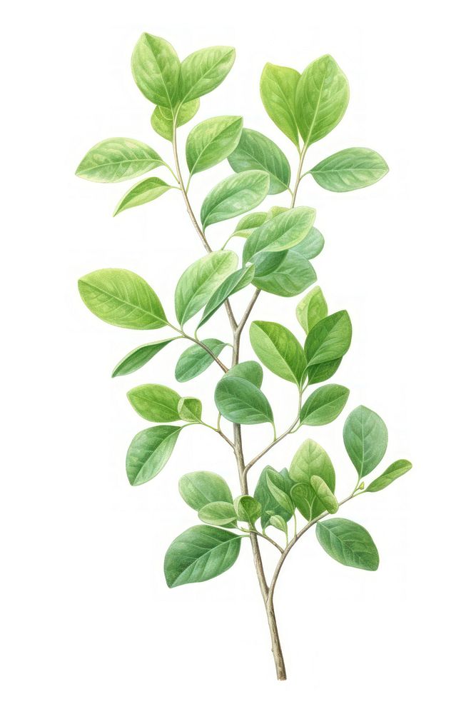 Botanical plant herbs leaf. AI generated Image by rawpixel.