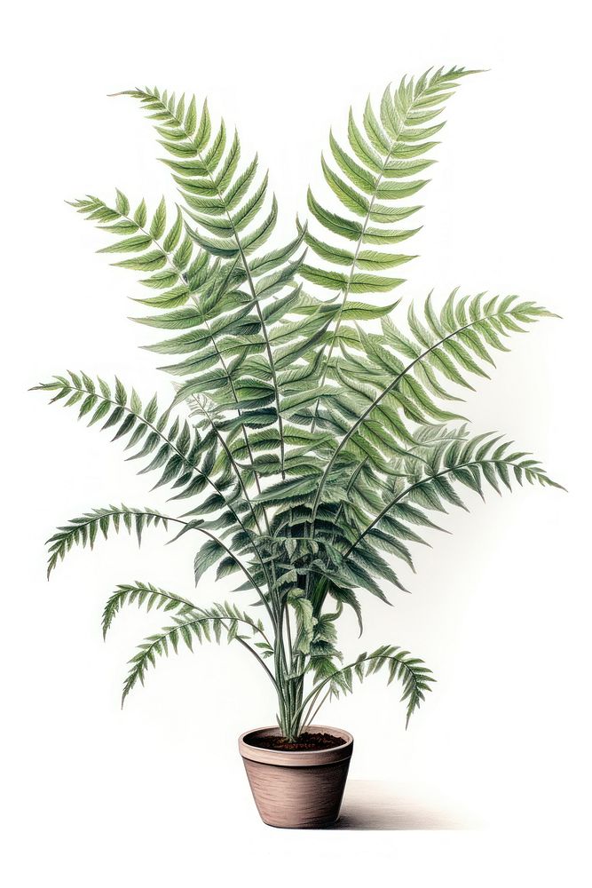 Indoor plant fern leaf tree. AI generated Image by rawpixel.