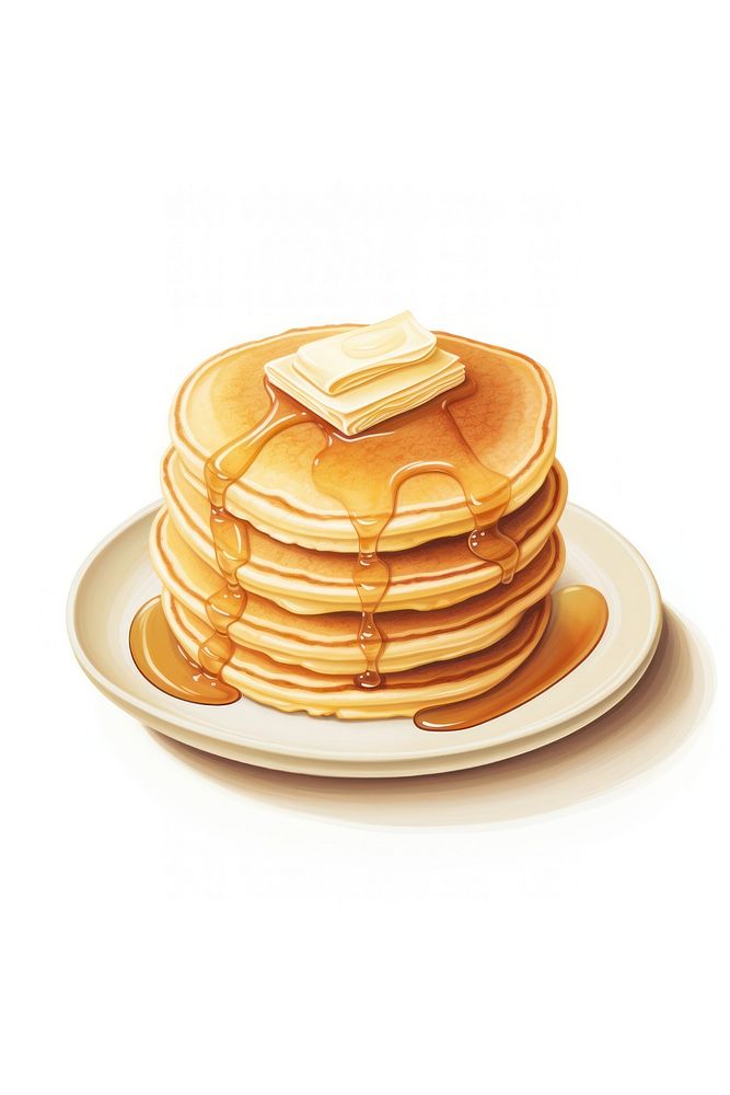Pancake pancake dessert food. AI generated Image by rawpixel.