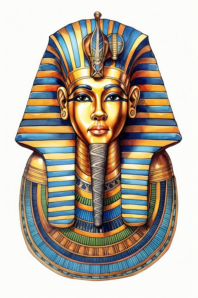 Ancient egypt art representation spirituality. AI generated Image by rawpixel.