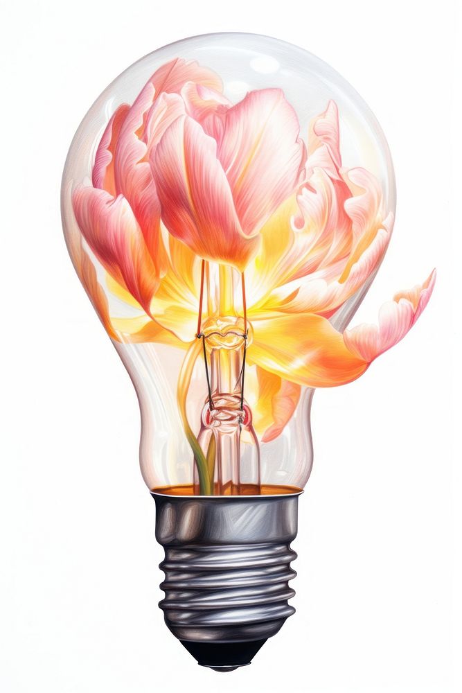 Bulb lightbulb electricity illuminated. AI generated Image by rawpixel.