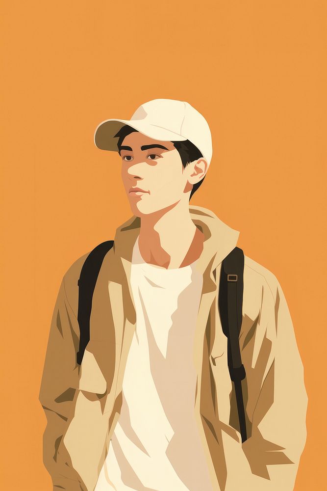 Teenager traveller portrait adult photography. AI generated Image by rawpixel.