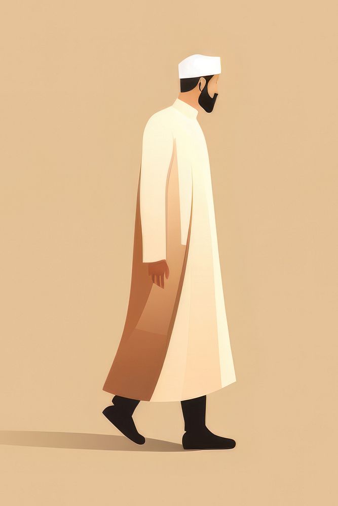 Islam man fashion adult standing. AI generated Image by rawpixel.