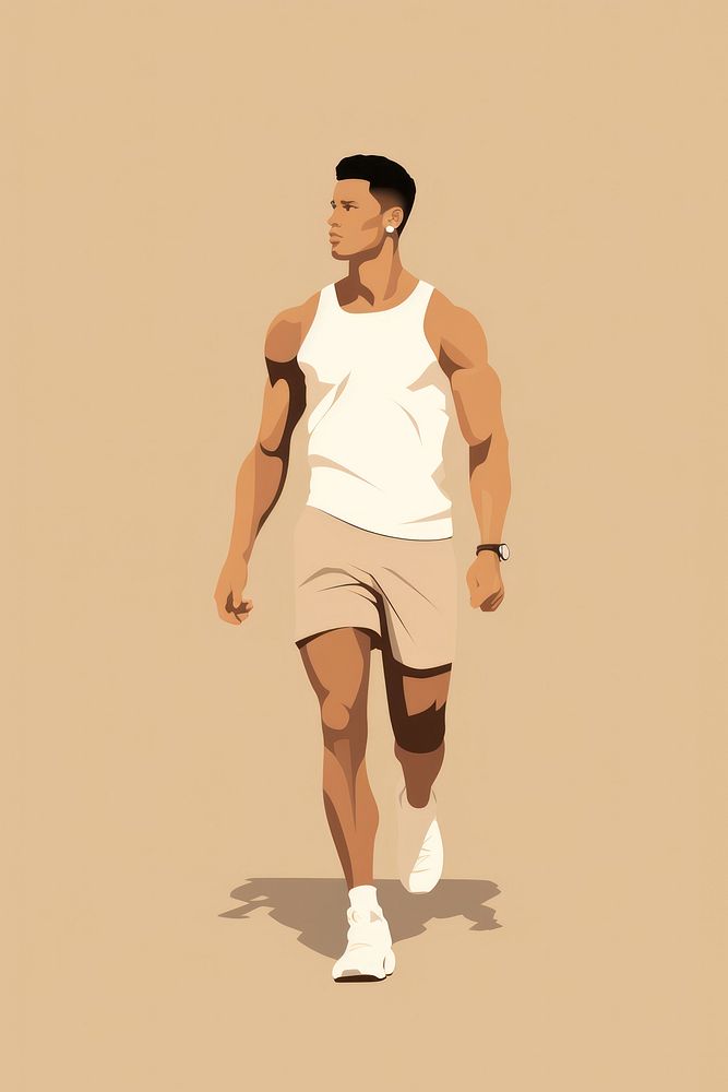 Athlete footwear running athlete. AI generated Image by rawpixel.