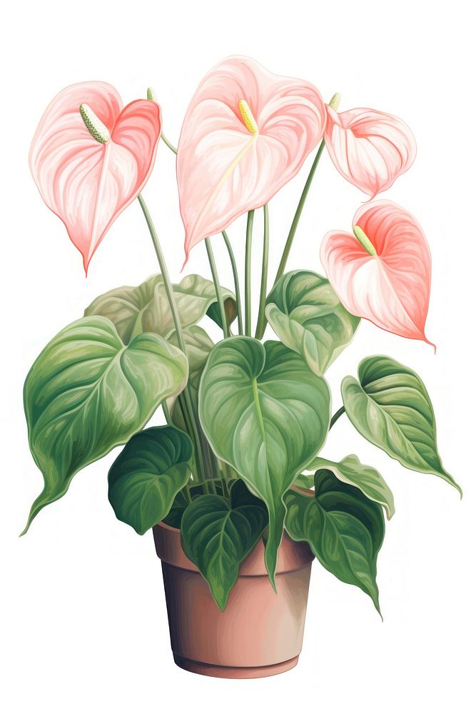 Plant anthurium flower inflorescence. AI generated Image by rawpixel.