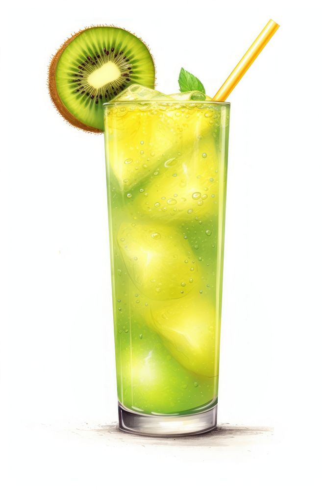 Juice kiwi cocktail lemonade. AI generated Image by rawpixel.