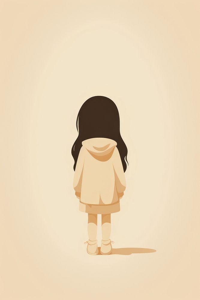 Little girl photography standing clothing. AI generated Image by rawpixel.