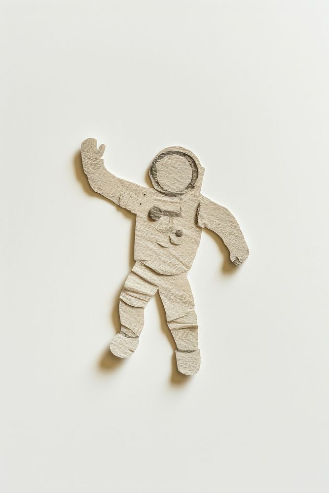 Astronaut art white background representation. AI generated Image by rawpixel.