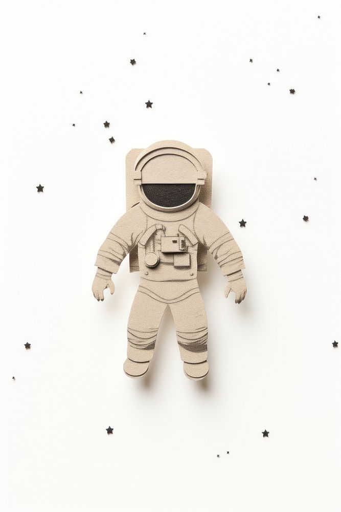 Space astronaut toy white background. AI generated Image by rawpixel.
