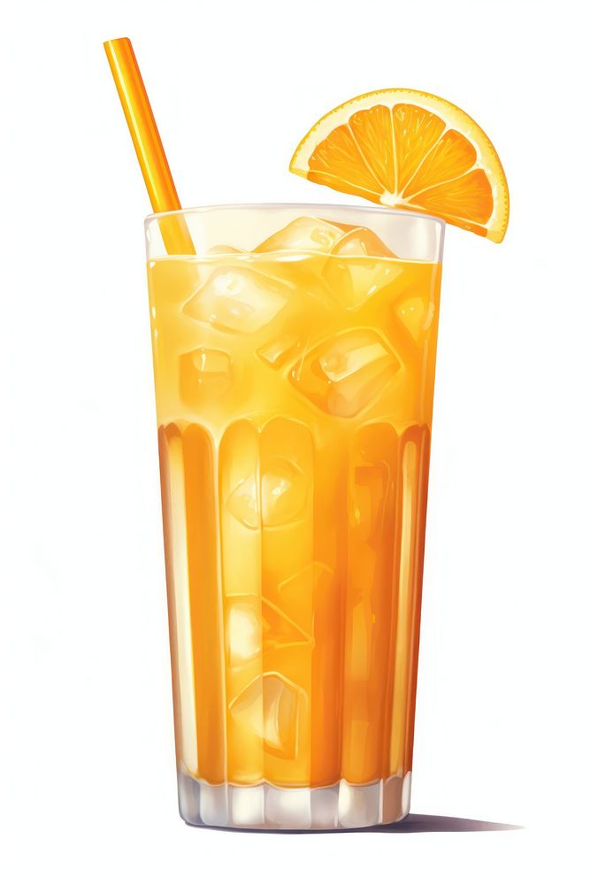 Fresh orange juice cocktail drink food. AI generated Image by rawpixel.
