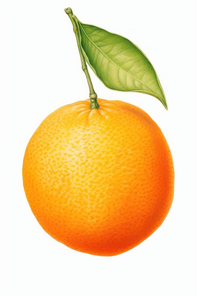 Singular orange grapefruit plant food. AI generated Image by rawpixel.