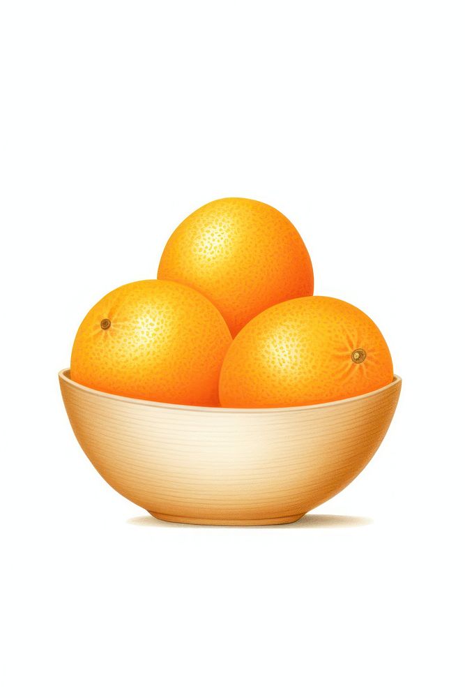Bowl grapefruit orange plant. AI generated Image by rawpixel.