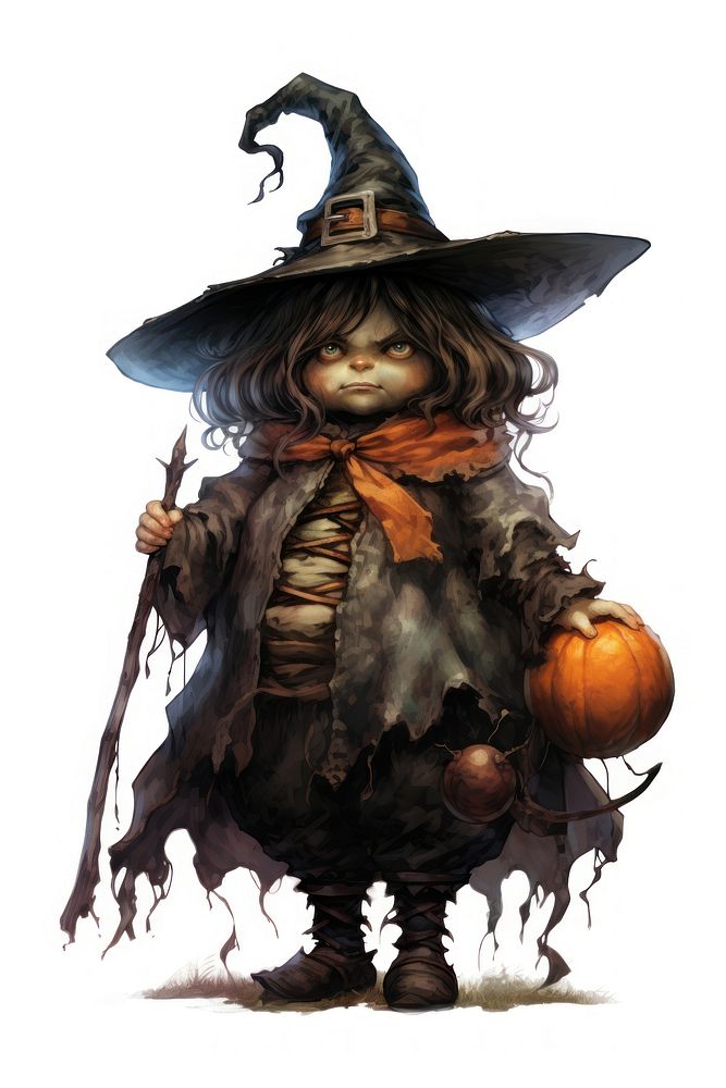 Witch Scarecrow Costume Adult Ai Premium Photo Illustration Rawpixel