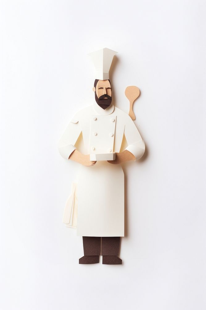 Chef cooking adult white background celebration. AI generated Image by rawpixel.