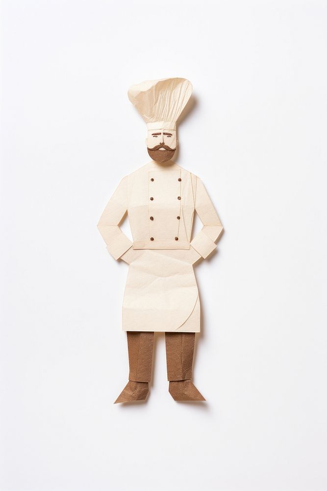 Chef white background outerwear portrait. AI generated Image by rawpixel.