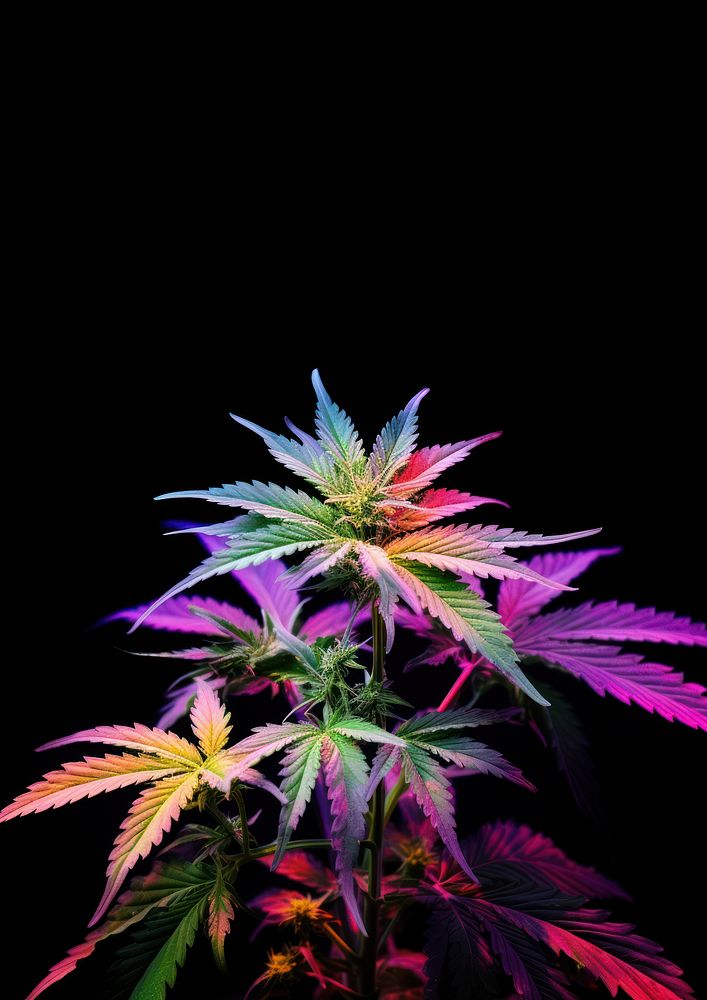 Cannabis plant leaf fragility. AI generated Image by rawpixel.