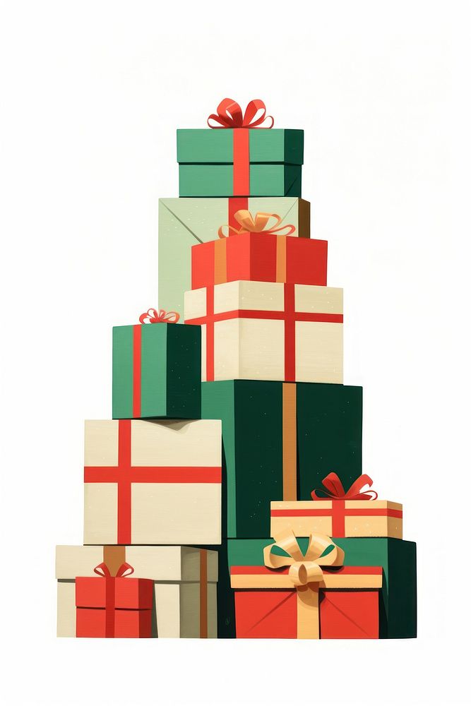 Christmas presents paper gift celebration. AI generated Image by rawpixel.
