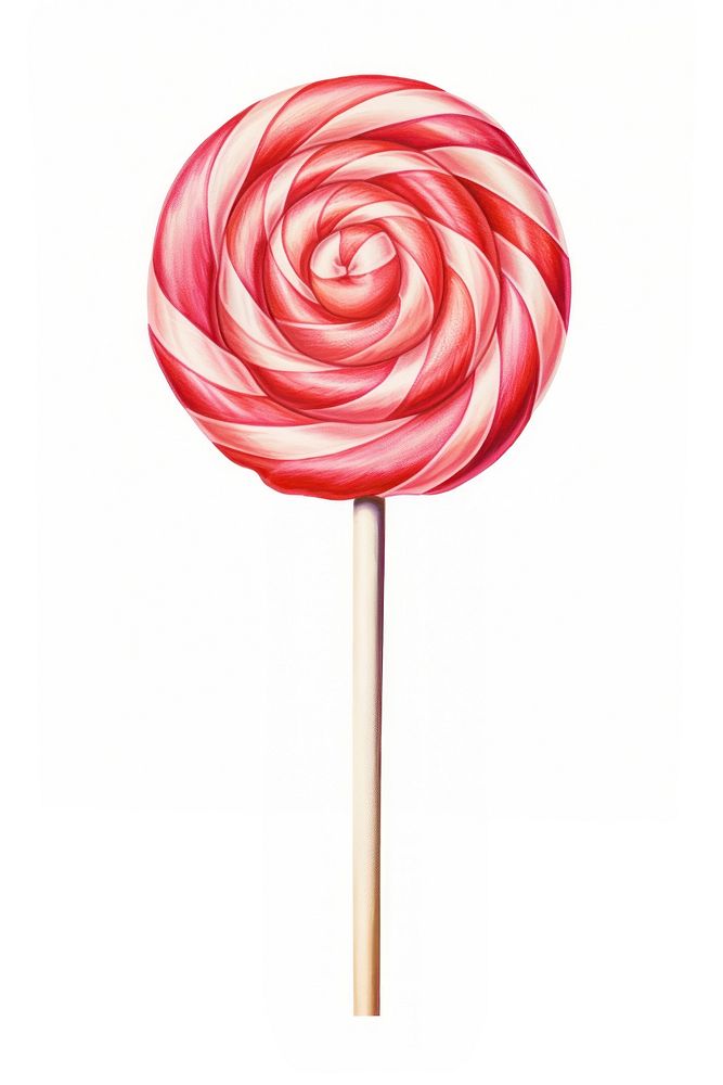 Candy lollipop confectionery food red. AI generated Image by rawpixel.