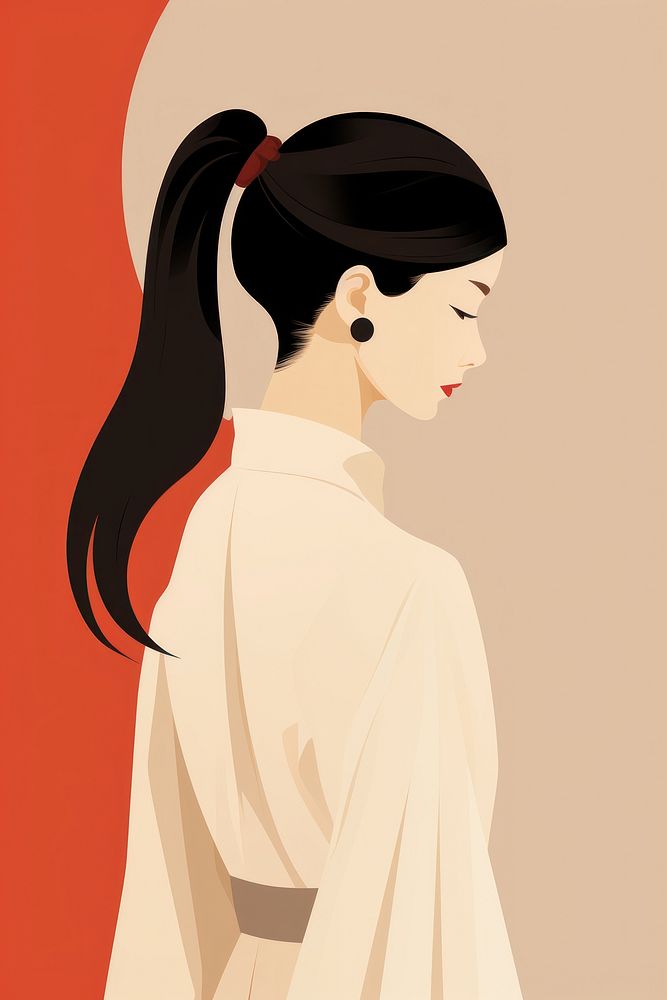 Asian women fashion adult dress. AI generated Image by rawpixel.