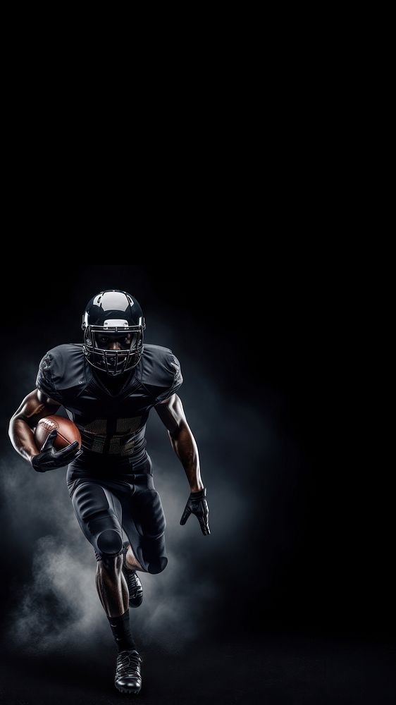 American Football Player football helmet sports. AI generated Image by rawpixel.