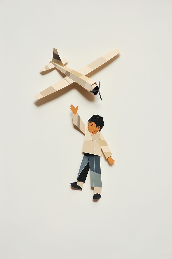 Airplane aircraft cross toy. AI generated Image by rawpixel.