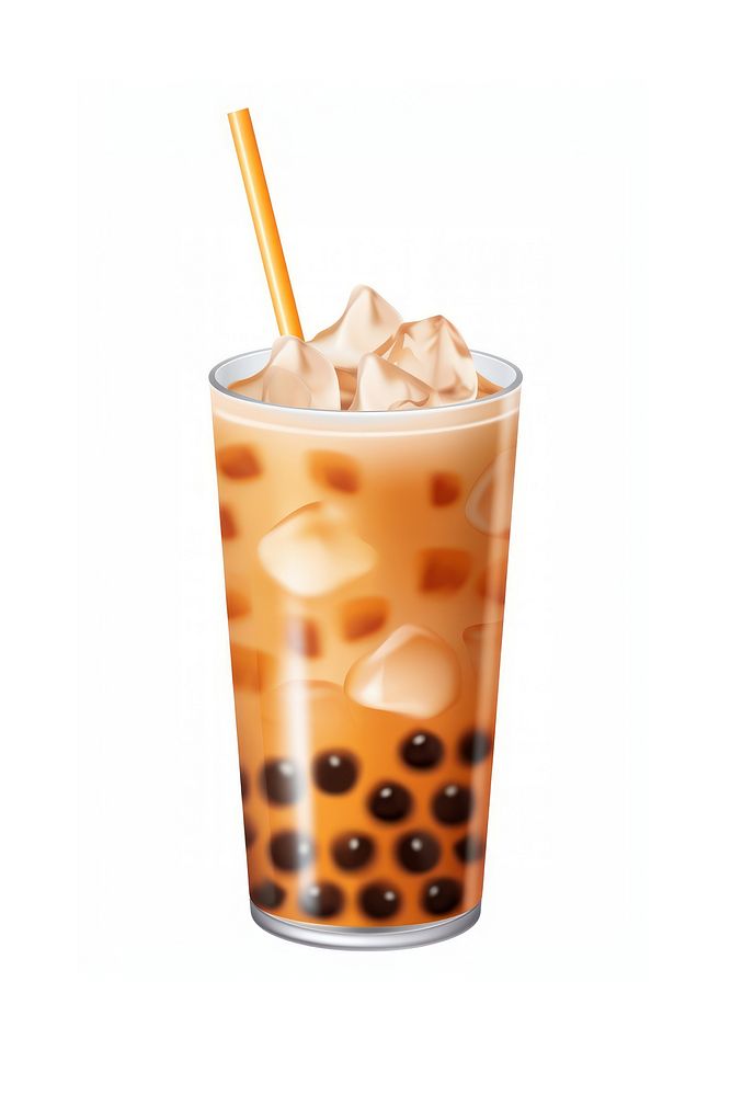 Bubble tea drink refreshment disposable. AI generated Image by rawpixel.