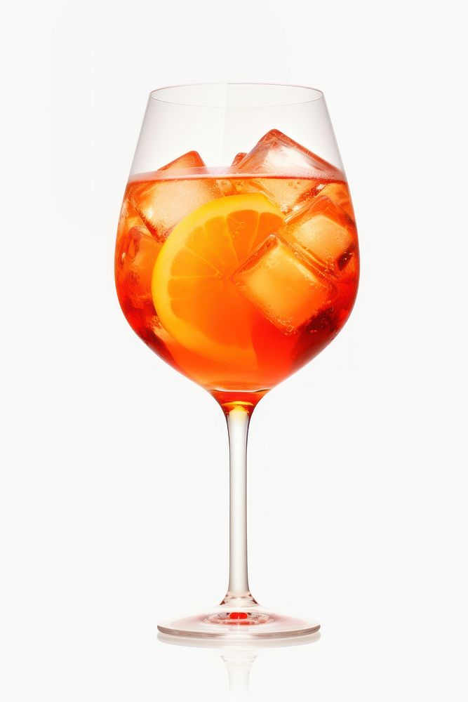 Glass cocktail spritz drink. AI generated Image by rawpixel.