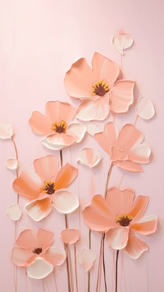 Wallpaper flower petal plant design